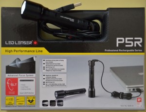 Die LED LENSER P5R Taschenlampe mit wiederaufladbarem Akku